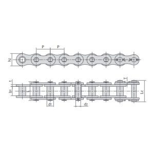 technická tabulka řetězu Bush