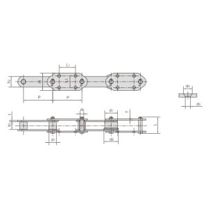 dopravní řetěz pro výtah