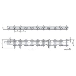 řetěz pro pračku na uhlí