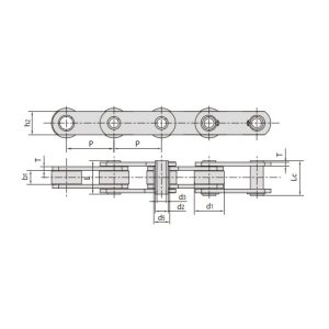 Dutý čepový dopravní řetěz řady FVC