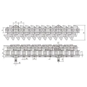 tisková železná sušárna řetězová linka