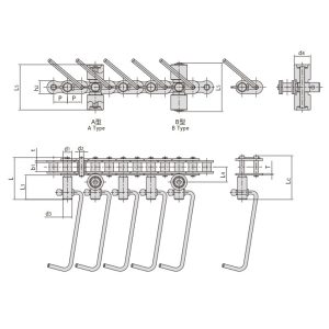 dopravní řetěz pro výrobu uzenin