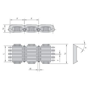 řetěz pro samovolné tvarování zubů