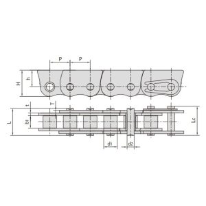 nerezové řetězy proti bočnímu prohnutí pro posuvná okna