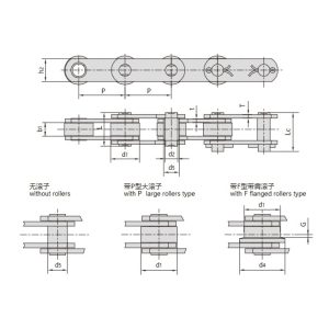 řetěz dopravníku řady z