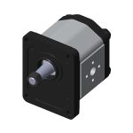 čerpadla s ozubenými koly pro volitelné motory