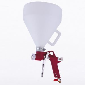 stříkací pistole s texturou vzduchového zásobníku