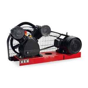 vzduchový kompresor namontovaný na základně