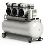 zubní elektrický bezolejový vzduchový kompresor