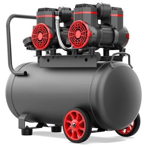 bezolejový vzduchový kompresor s dvojitou hlavou