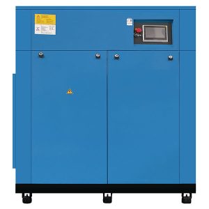 Dvoustupňový šroubový vzduchový kompresor s frekvenční konverzí PM