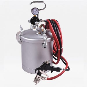 stříkací pistole s tlakovou nádrží