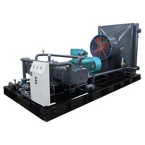 kompresor zemního plynu namontovaný na podvozku