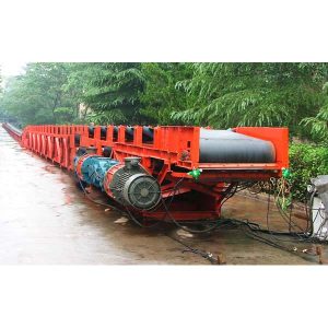 teleskopický pásový dopravník