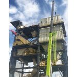 věžový typ zařízení na výrobu suchého písku