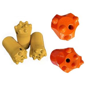 kuželový vrták s knoflíkovým hrotem pro vrtací nástroje s horním úderem